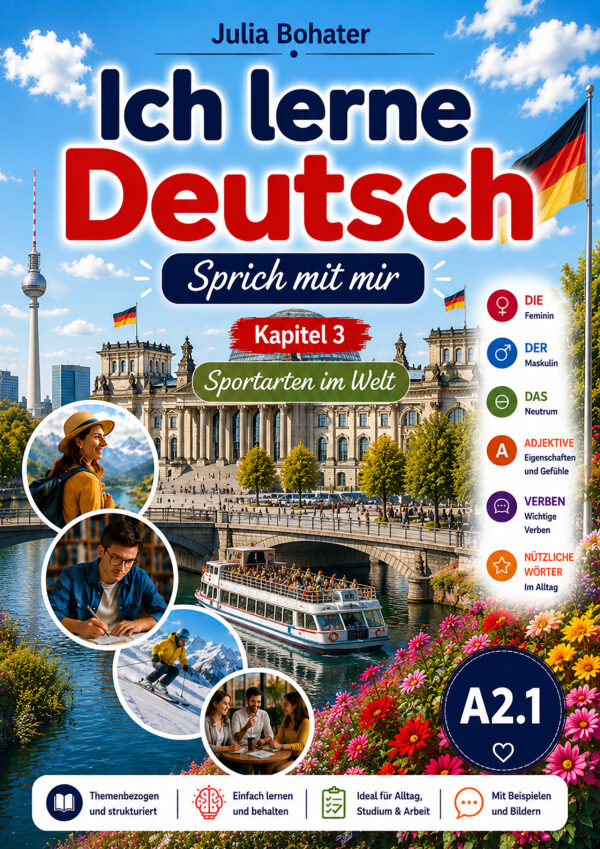 Ich lerne Deutsch. Sprich mit mir. A2.1. Lektion 3. Sportarten im Welt