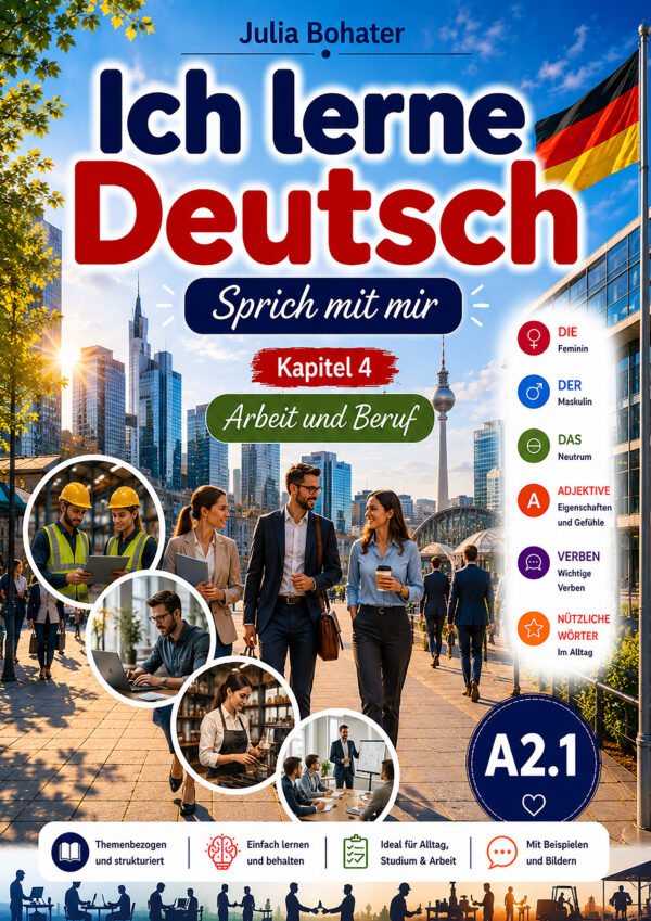 Ich lerne Deutsch. Sprich mit mir. A2.1. Kapitel 4. Arbeit und Beruf